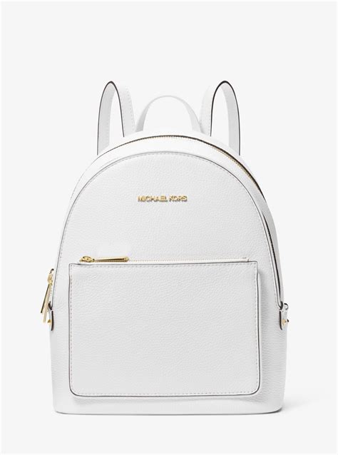 michael kors adina md backpack|Adina Medium Pebbled Leather Backpack .